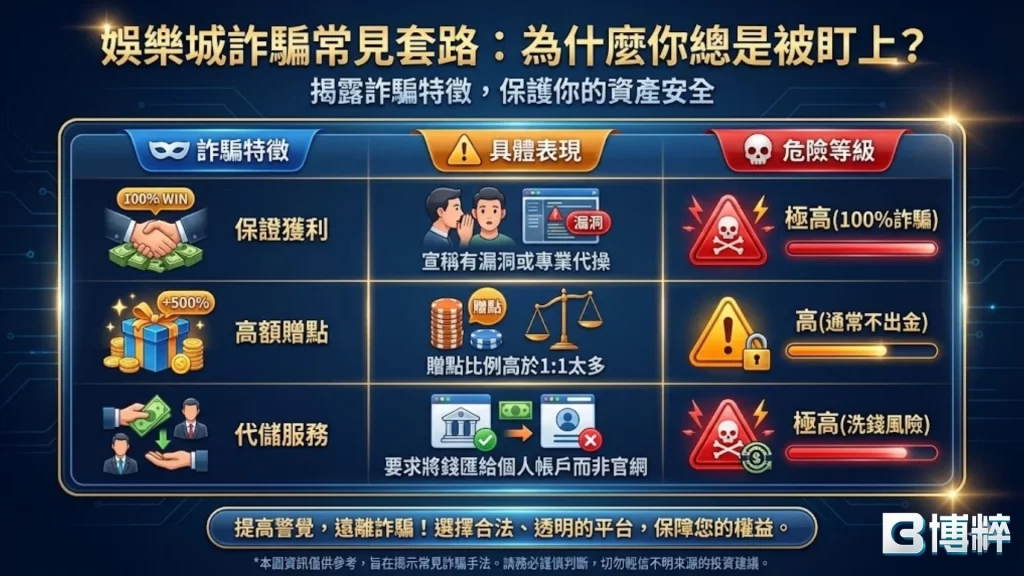 娛樂城詐騙名單